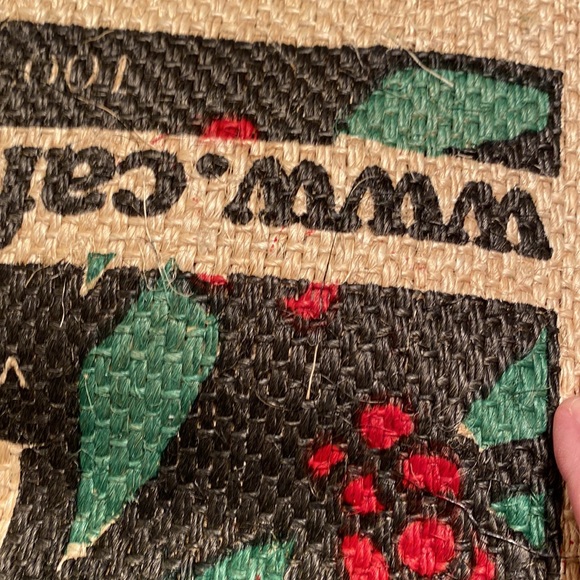 Cafe Britt Costa Rica Jute Eco friendly Shopping bag - 17” x 15” - Picture 6 of 7